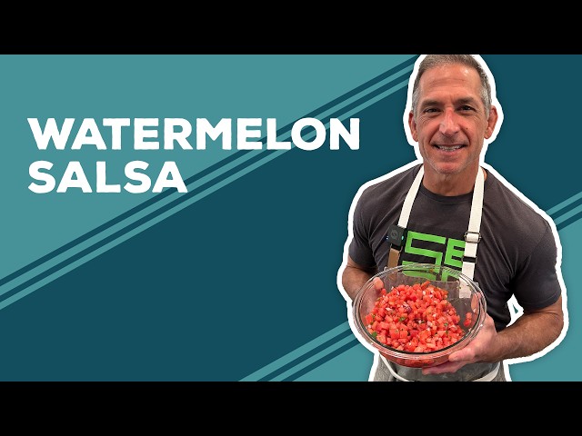 Video thumbnail for Love & Best Dishes: Watermelon Salsa Recipe | Summer Appetizer and Easy Snack Ideas