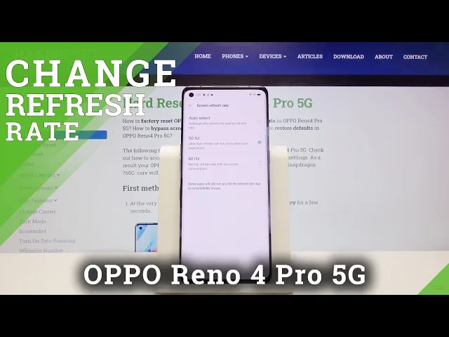Video thumbnail for How to Change Display Refresh Rate in OPPO Reno4 Pro – 60Hz / 90Hz
