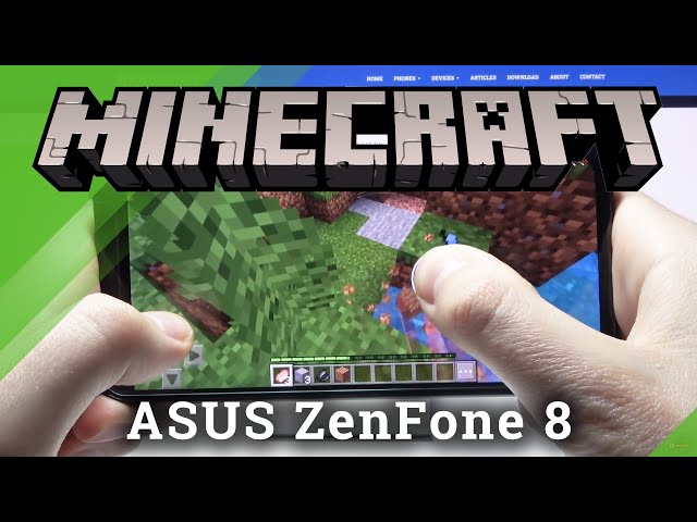 Video thumbnail for How to Play Minecraft on ASUS Zenfone 8 – Gameplay Test
