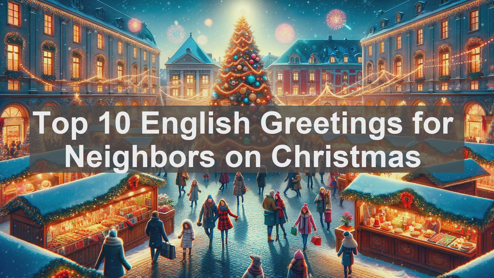 'Video thumbnail for Top 10 English Greetings for Neighbors on Christmas'