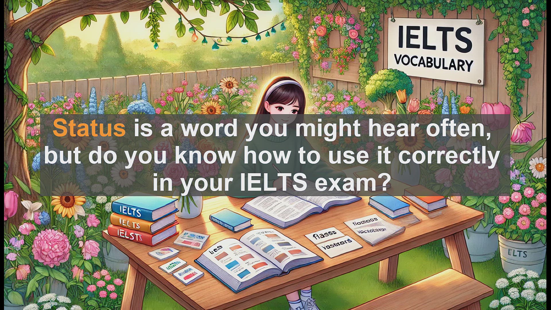 'Video thumbnail for 2500 Must Know IELTS 6.5 Vocabulary - Master 'Status' for IELTS: Boost Your Vocabulary Score'