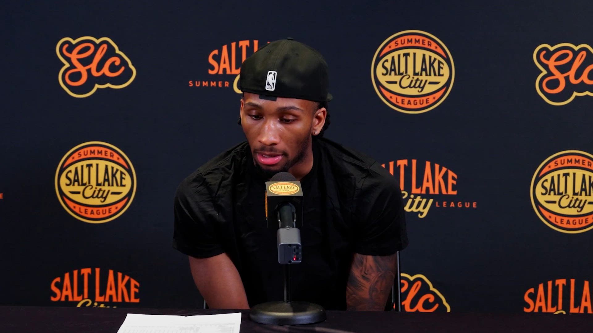 Video thumbnail for No. 2 Overall Pick Darryn Peterson Gives Thoughts on No. 3 Overall Pick Cam Boozer