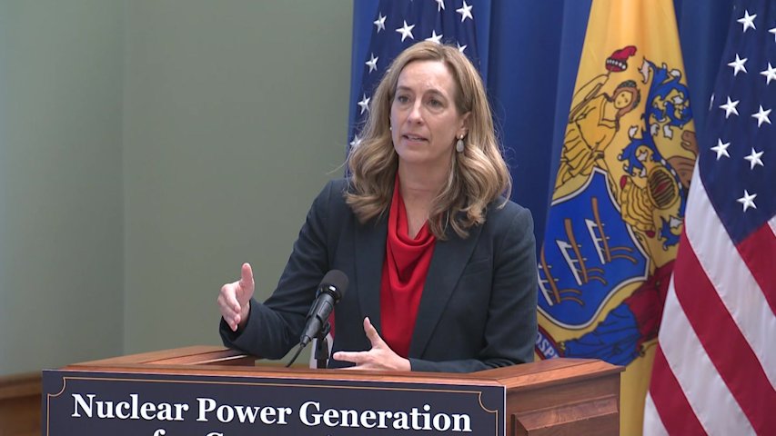 Video thumbnail for New Jersey governor signs bill to lure more nuclear energy