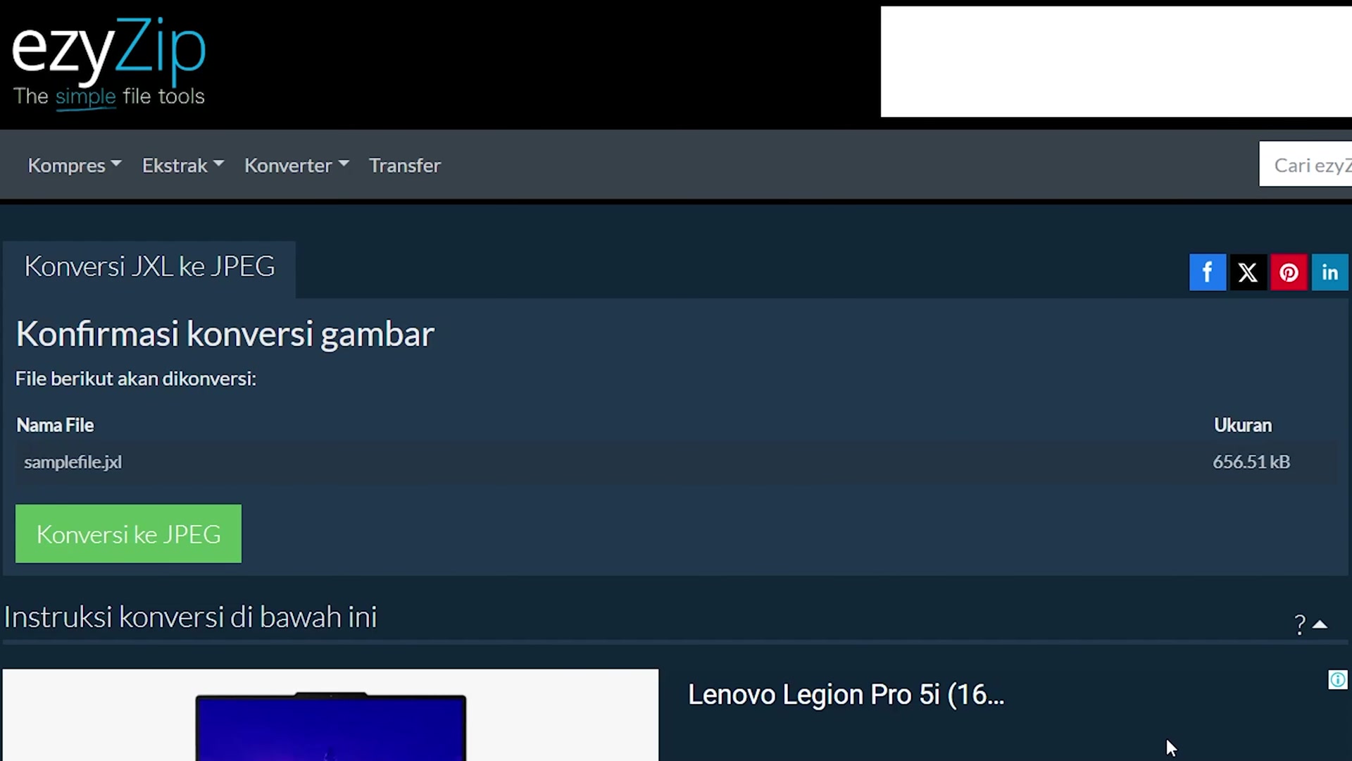 Video thumbnail for 🖼️ Cara Mengonversi JXL ke JPEG Online Gratis | Tanpa Instalasi Perangkat Lunak