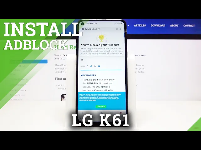 Video thumbnail for How to Block All Advertisements in LG K61 – Install AdBlock / Get Rid of Ads