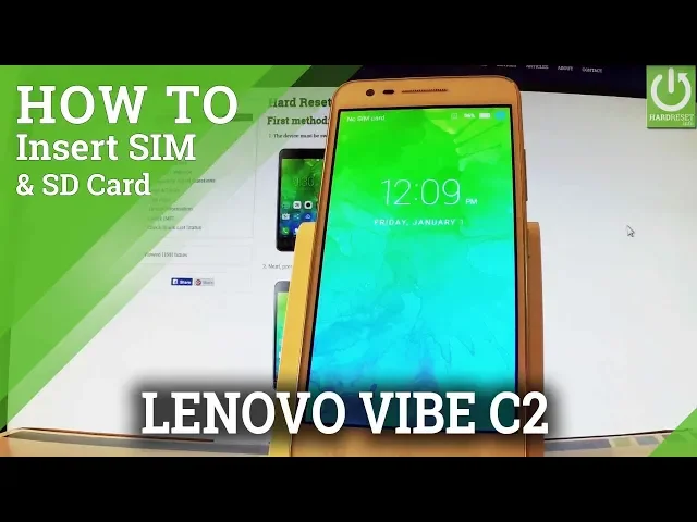 Video thumbnail for How to Insert SIM and SD in LENOVO Vibe C2 - SIM & SD in LENOVO