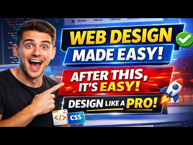 Video thumbnail for Build a Stunning Website Header in 10 Minutes with Flexbox CSS!
