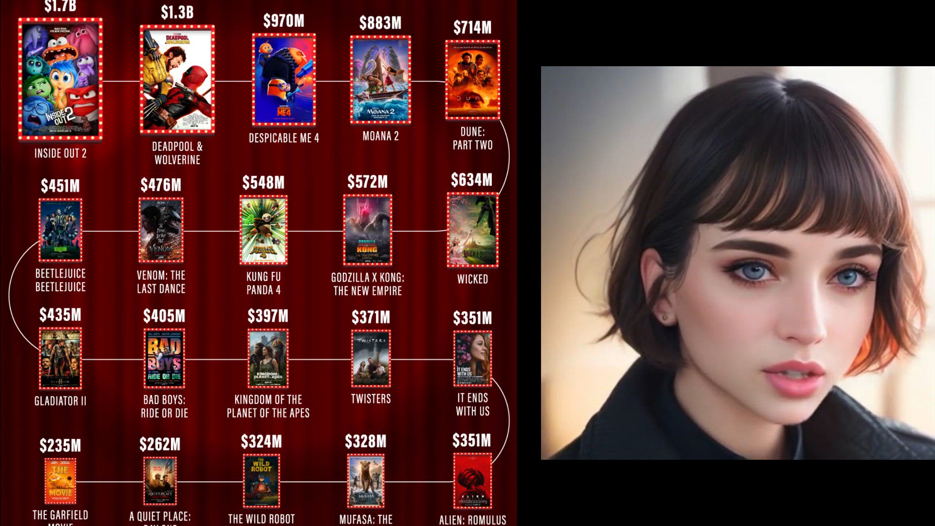 Video thumbnail for Top Grossing Movies Worldwide (2025)