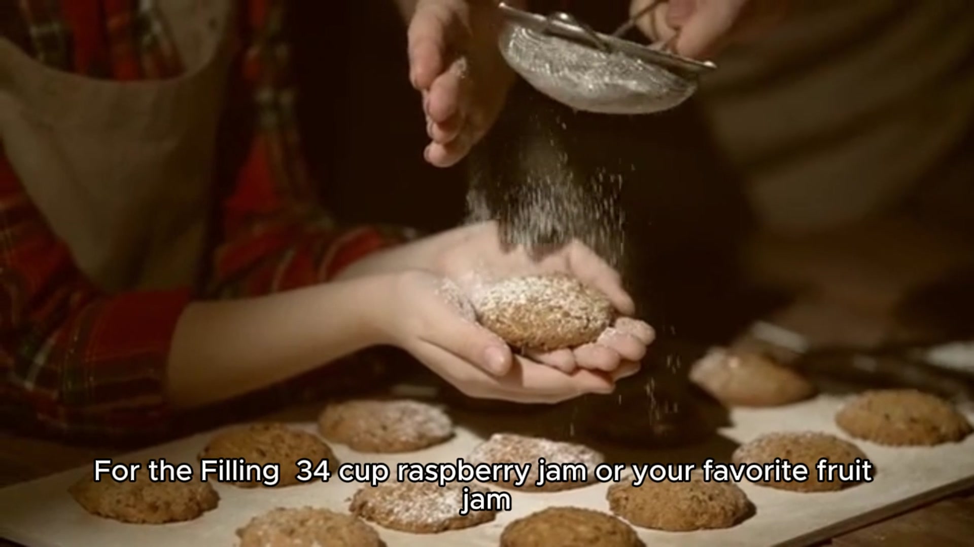 Video thumbnail for Linzer cookie recipe