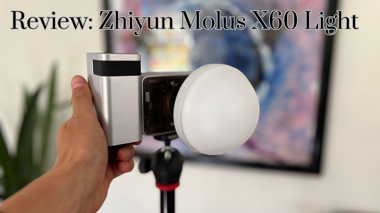 Video thumbnail for Zhiyun Molus X60 Light Review - Portable Battery Powered Light for Content Creators