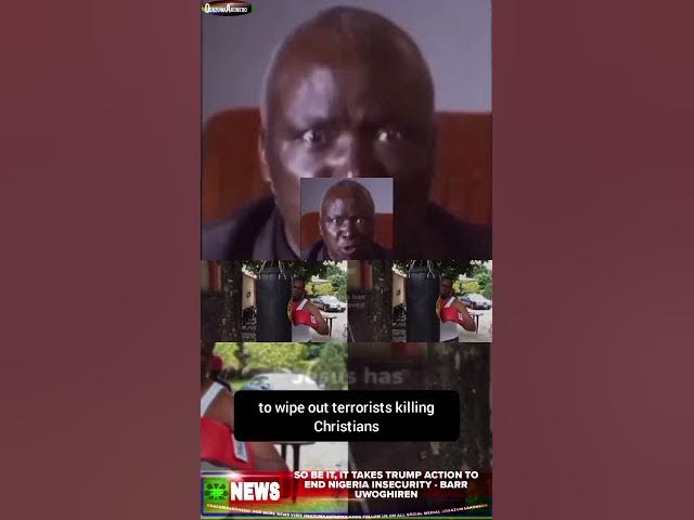 Video thumbnail for So Be It, It Takes Trump Action To End Nigeria Insecurity Barr Uwoghiren