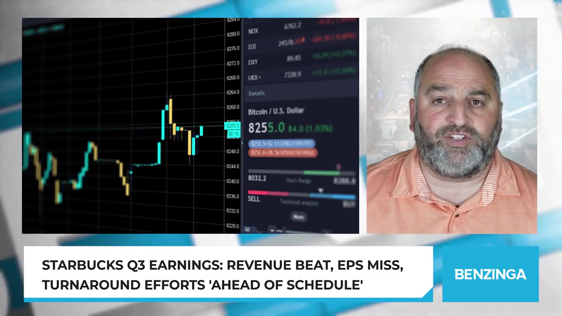 'Video thumbnail for Starbucks Q3 Earnings: Revenue Beat, EPS Miss, Turnaround Efforts 'Ahead Of Schedule''