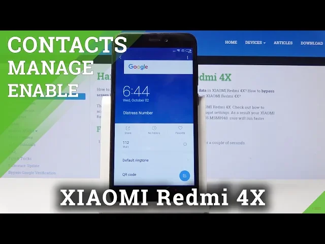 Video thumbnail for How to Personalize Contacts in Xiaomi Redmi 4X - Add Photo to Contact