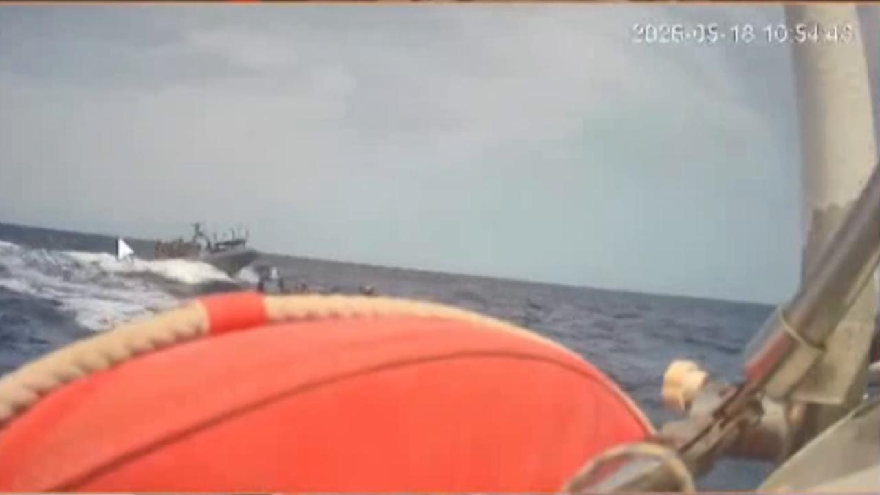 Video thumbnail for Greece: Israeli army begins attacking Gaza-bound Global Sumud humanitarian flotilla (3).
