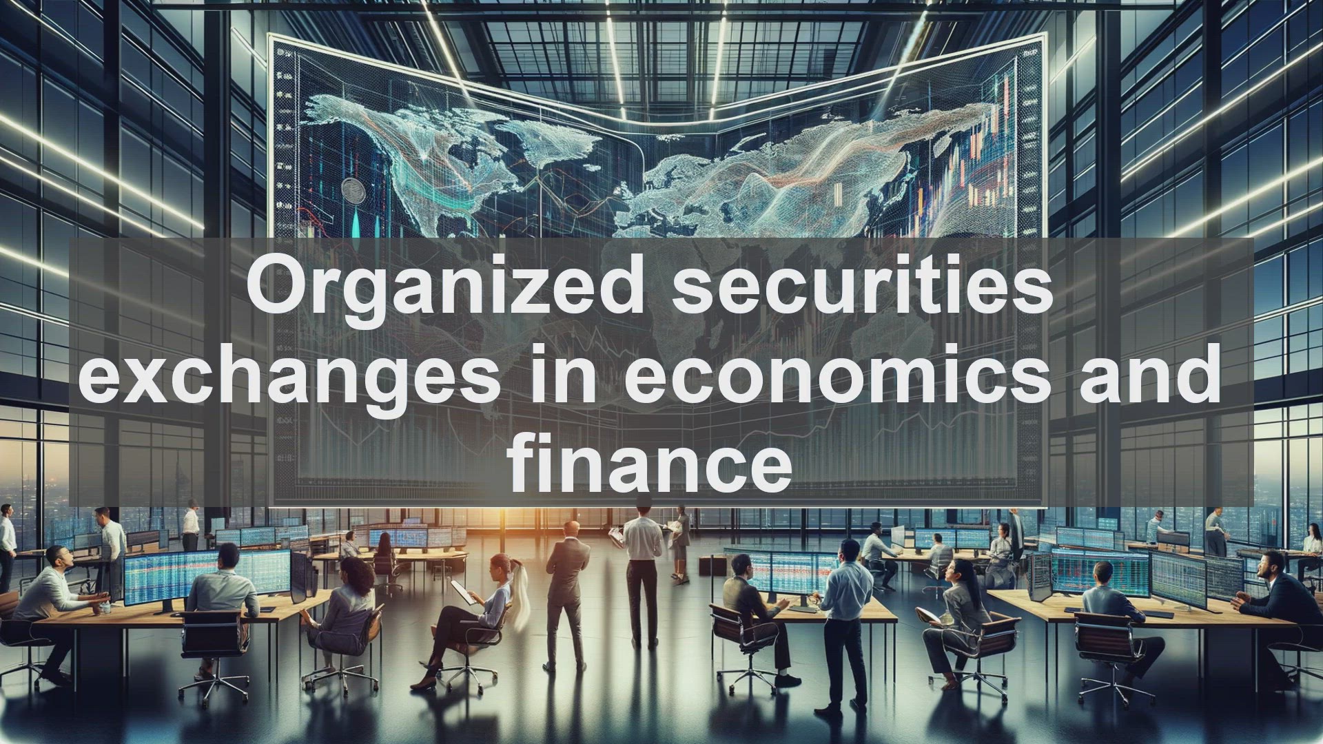 'Video thumbnail for Organized securities exchanges in economics and finance'