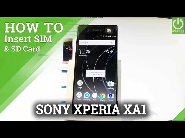 Video thumbnail for How to Insert SIM & SD in SONY Xperia XA1- Install Nano SIM & Micro SD