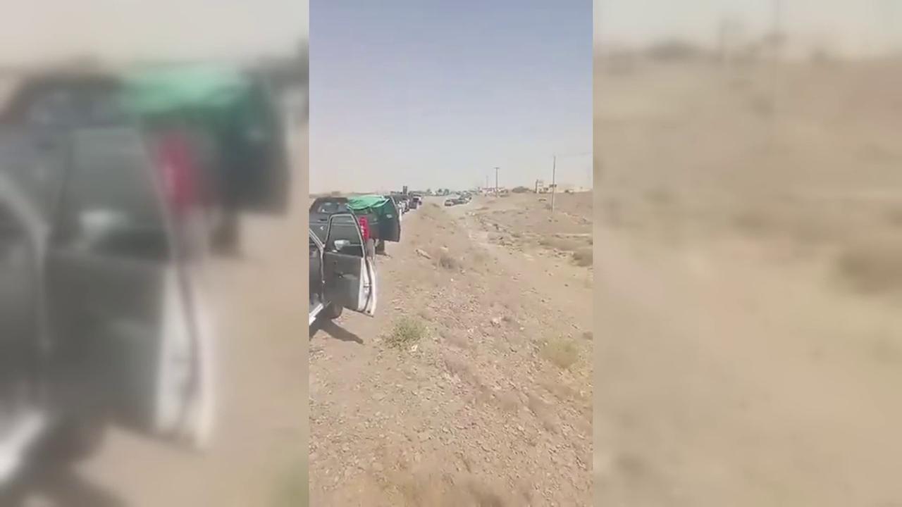 Video thumbnail for Iran: Kilometer-Long Fuel Line in Iran.