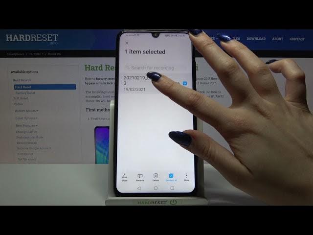 Video thumbnail for How to Record Sounds on Honor 20i – Voice Recording