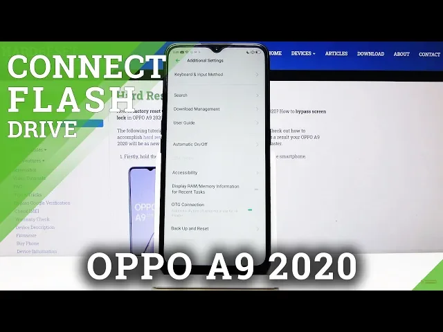 Video thumbnail for How to Activate OTG Connection in OPPO A9 2020