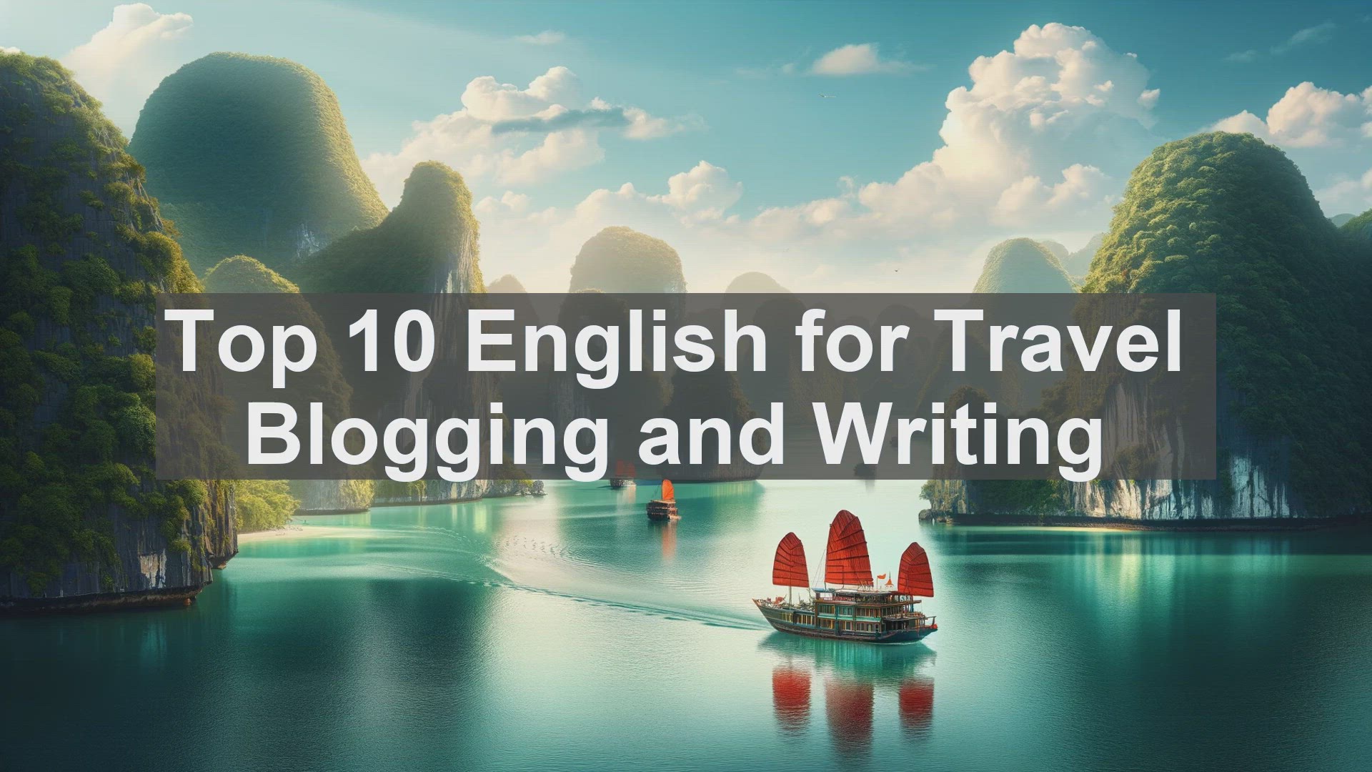 'Video thumbnail for Top 10 English for Travel Blogging and Writing'