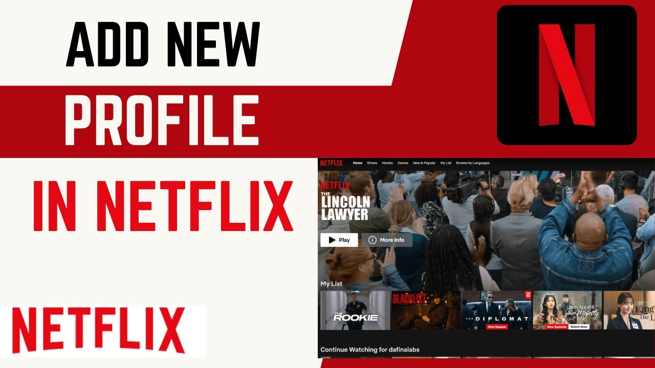 Video thumbnail for How To Add New Profile On Netflix