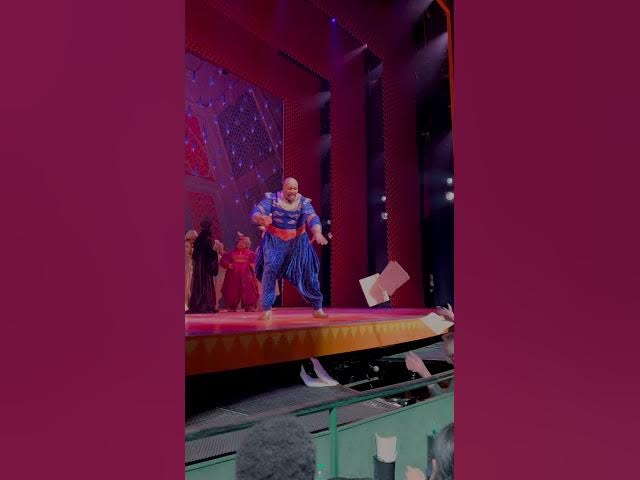 Video thumbnail for Stitch Crash Lands Aladdin on Broadway!