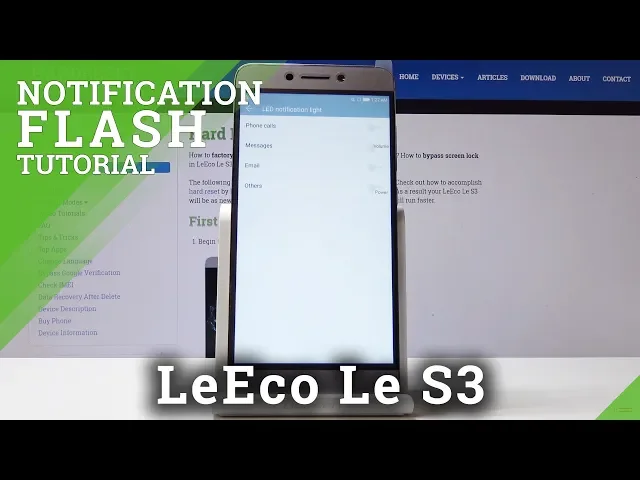 Video thumbnail for LED Notification in LeEco Le S3 - Personalize Notifications