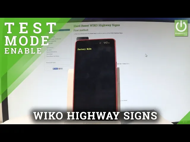 Video thumbnail for WIKO Highway Signs FACTORY MODE / Android Test Mode