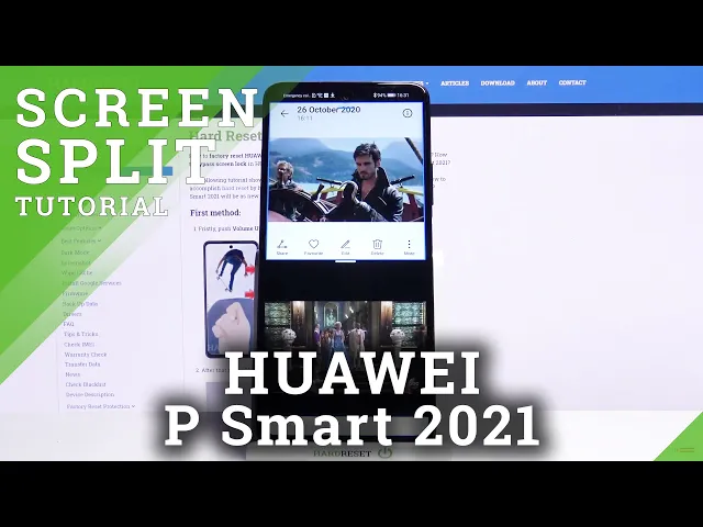 Video thumbnail for How to Enter Split Screen in HUAWEI P Smart 2021 – Use Dual Screen