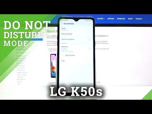 Video thumbnail for How to Enter DND Mode in LG K50s – Do Not Disturb