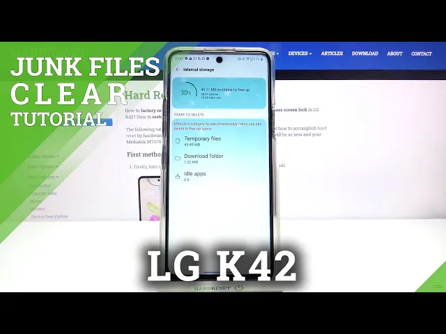Video thumbnail for LG K42 – Clean Storage & Clean Junk Files