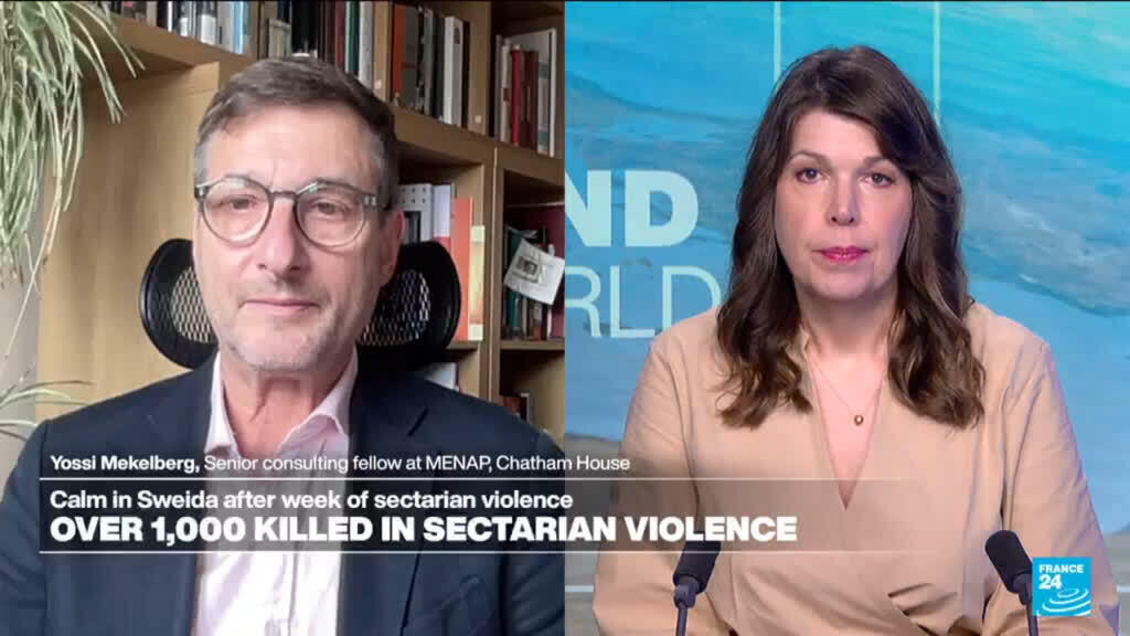 'Video thumbnail for Over 1,000 killed in sectarian violence in Syria’s Sweida'