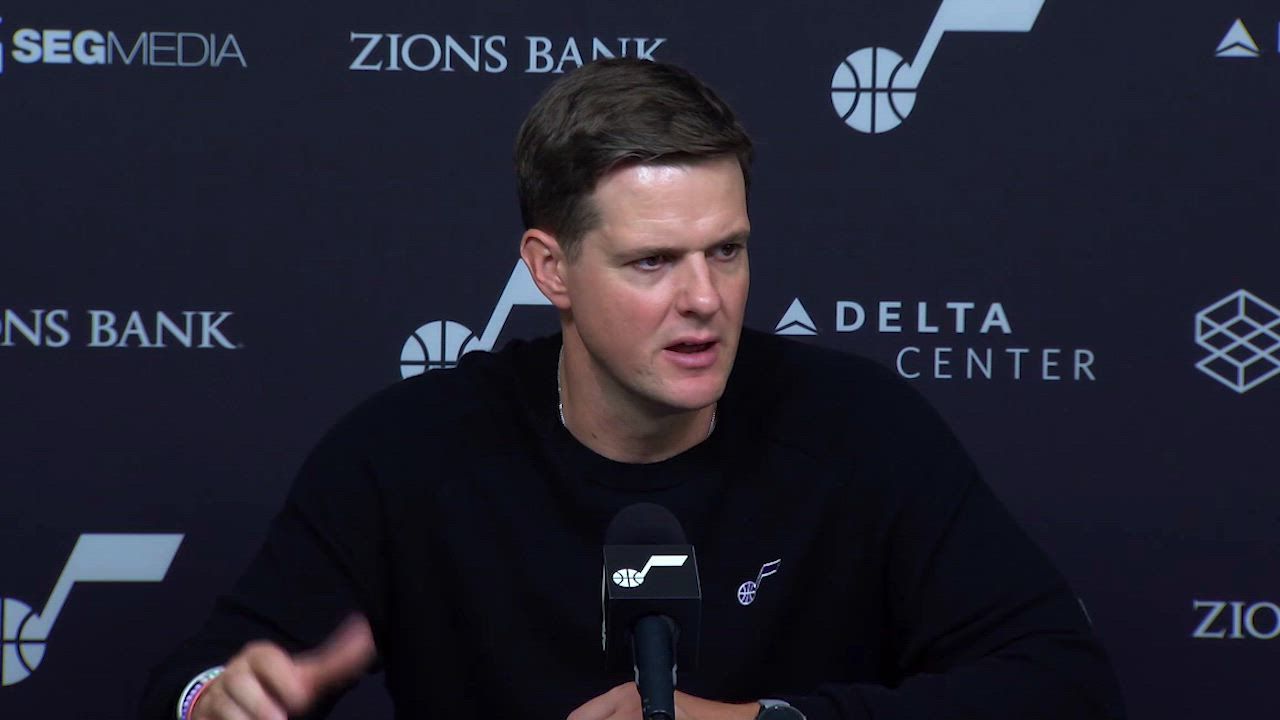 Video thumbnail for Will Hardy Heaps Praise on Utah Jazz Veteran after Win Over Pelicans