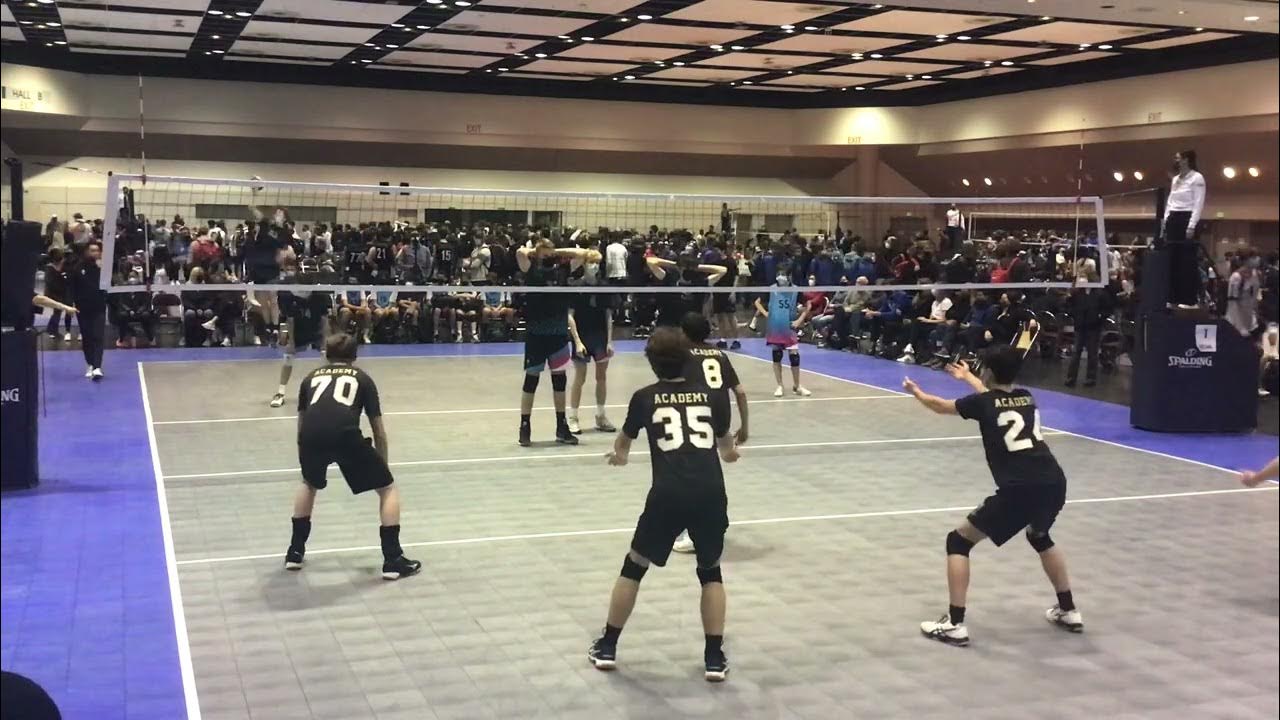 Video thumbnail for Academy Boys Volleyball Club Volleyball Game