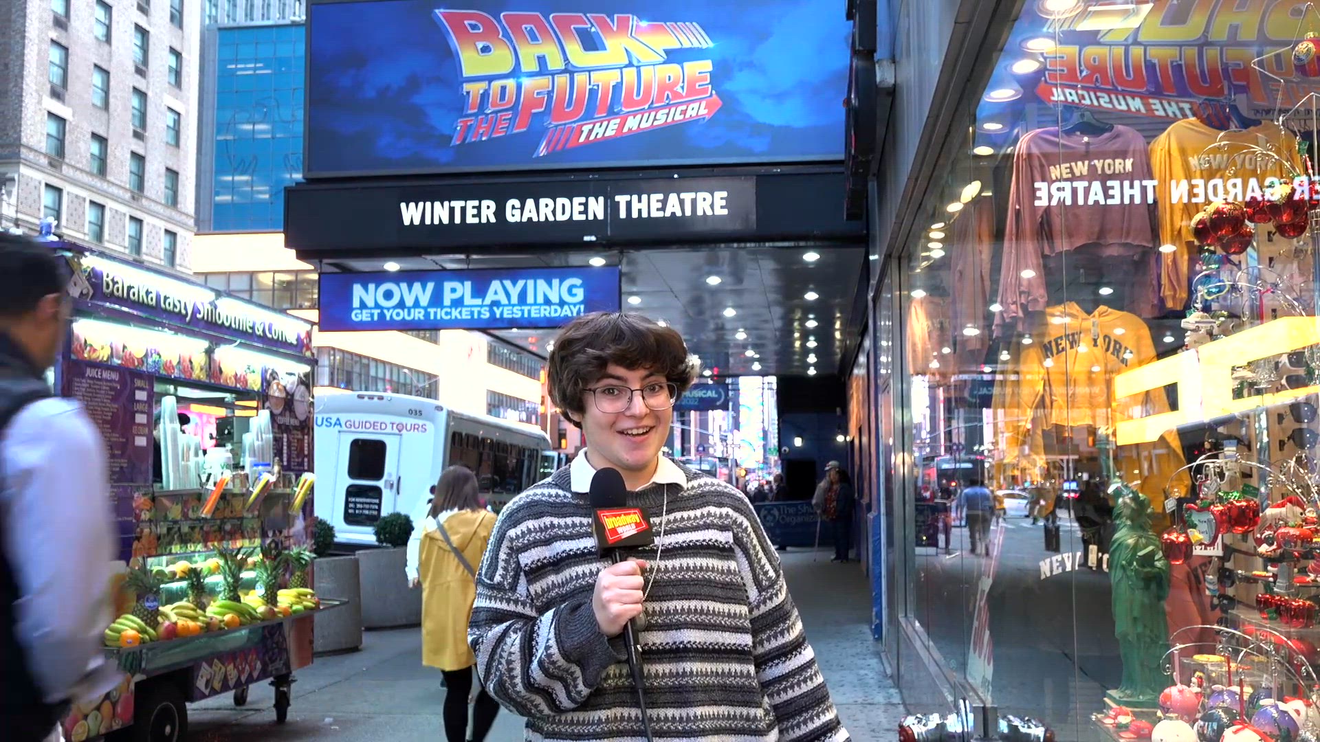 Video thumbnail for Video: Teen Correspondent Liora Catches Up with Broadway 'Teen' JJ Niemann!