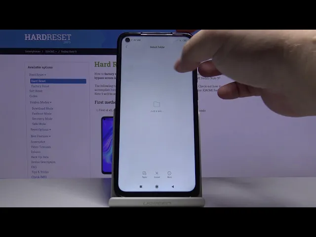 Video thumbnail for How to Transfer Files in XIAOMI Redmi Note 9 – Import / Export Data