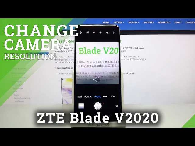 Video thumbnail for How to Change Photo Resolution in ZTE Blade V2020 – Find Photo Size & Quality