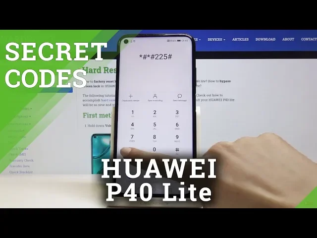 Video thumbnail for CODES HUAWEI P40 Lite - Secret Mode / Project Menu