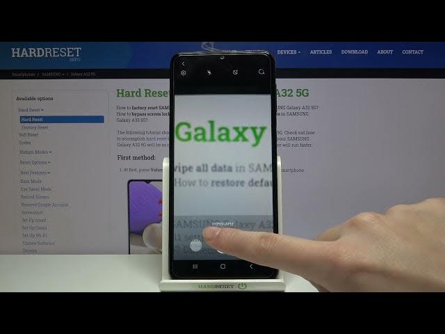 Video thumbnail for How to Record Hyperlapse Video in SAMSUNG Galaxy A32 – Speed Up Video