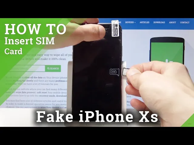 Video thumbnail for How to insert SIM Card to iPhone Xs Clone – Input SIM Card