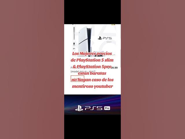 Video thumbnail for Los  Mejores  precios de playstation 5 slim y pro baratas en Playstation store #playstationgaming