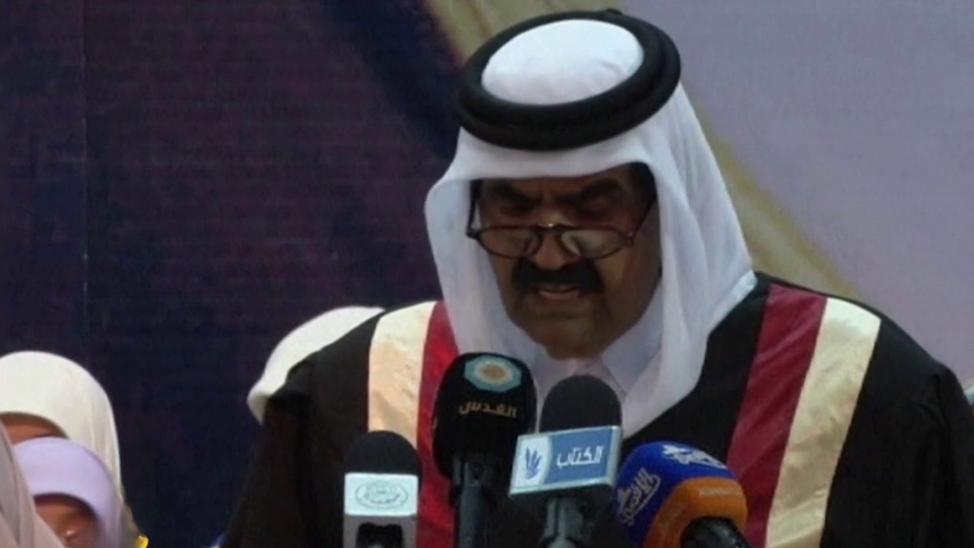 Video thumbnail for Palestinians pay tribute to the legacy of Qatar's Father Emir, Sheikh Hamad bin Khalifa Al Thani
