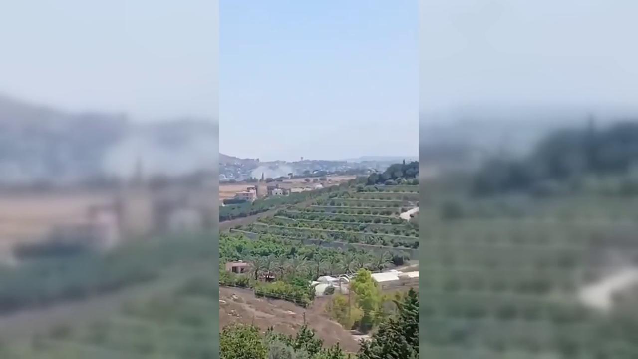 Video thumbnail for Lebanon: Multiple Israeli Attacks Reported in the South.