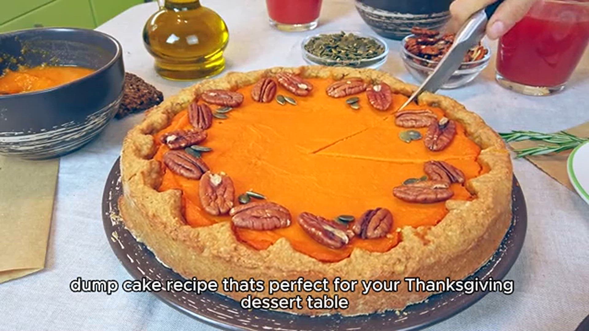 'Video thumbnail for Pumpkin dump cake recipe'