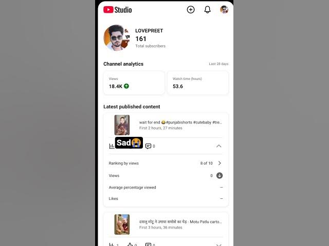 Video thumbnail for #sad