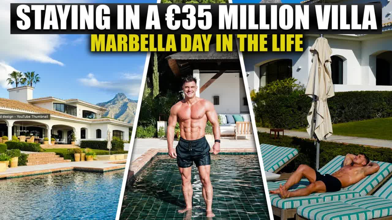 Video thumbnail for Staying in a €35 MILLION Villa | Marbella Day In The Life