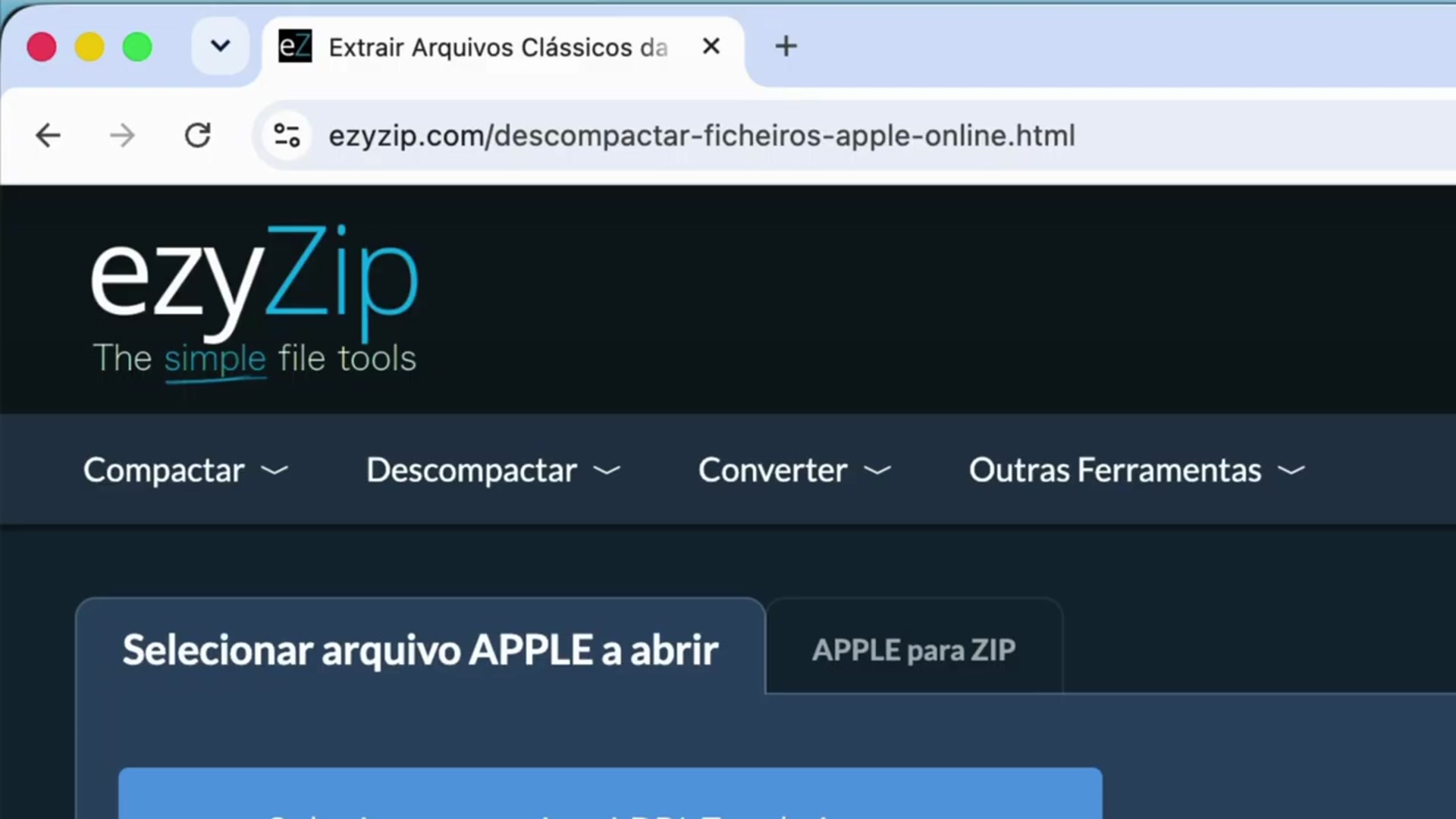 Video thumbnail for Como extrair arquivos clássicos da Apple online grátis | Sem necessidade de instalar programas