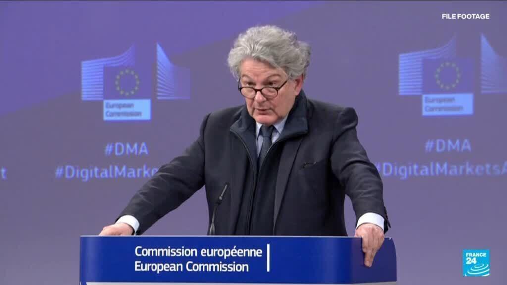 Video thumbnail for US bars former EU commissioner, activists over alleged censorship