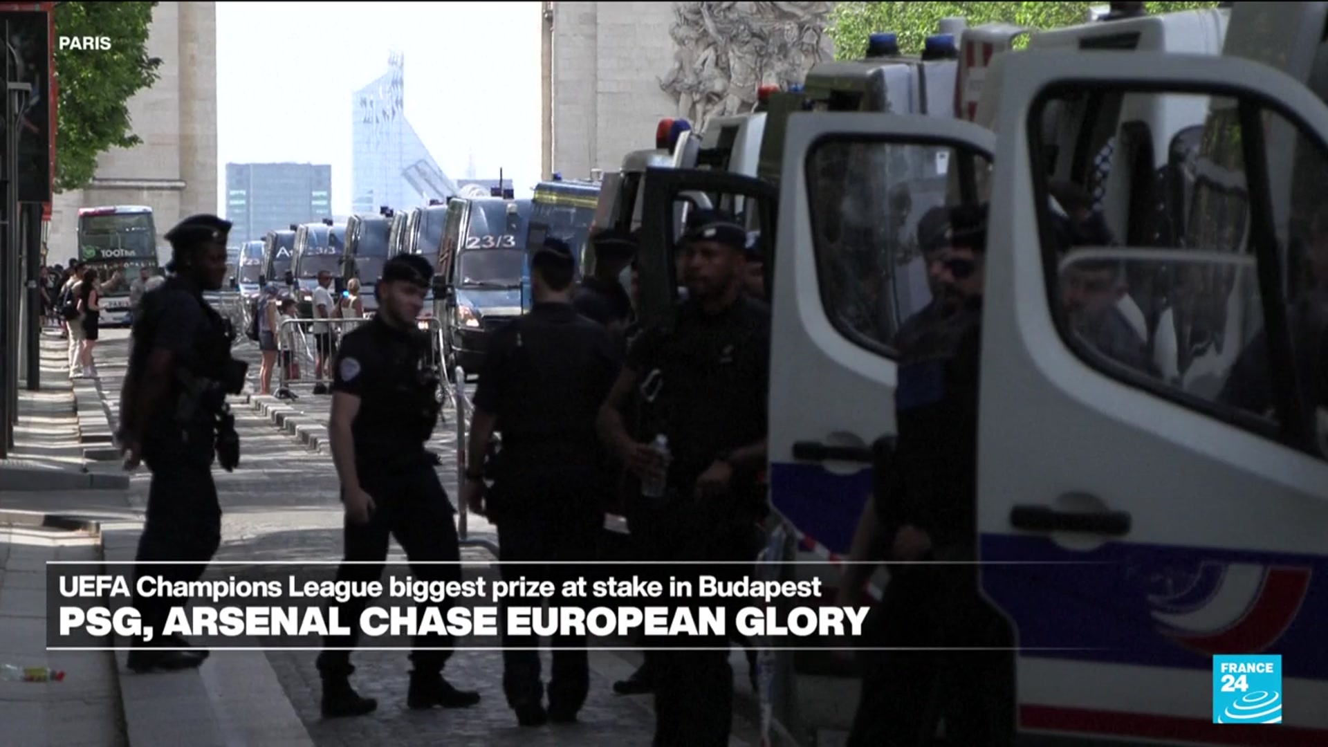 Video thumbnail for PSG and Arsenal chase European glory at UEFA Champions League final