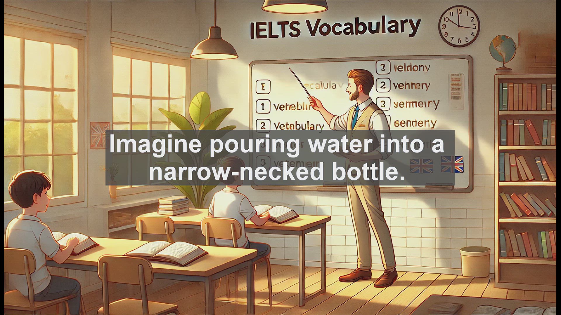 'Video thumbnail for 2500 Must Know IELTS 6.5 Vocabulary - Understanding 'Funnelled': A Key IELTS Vocabulary Word'